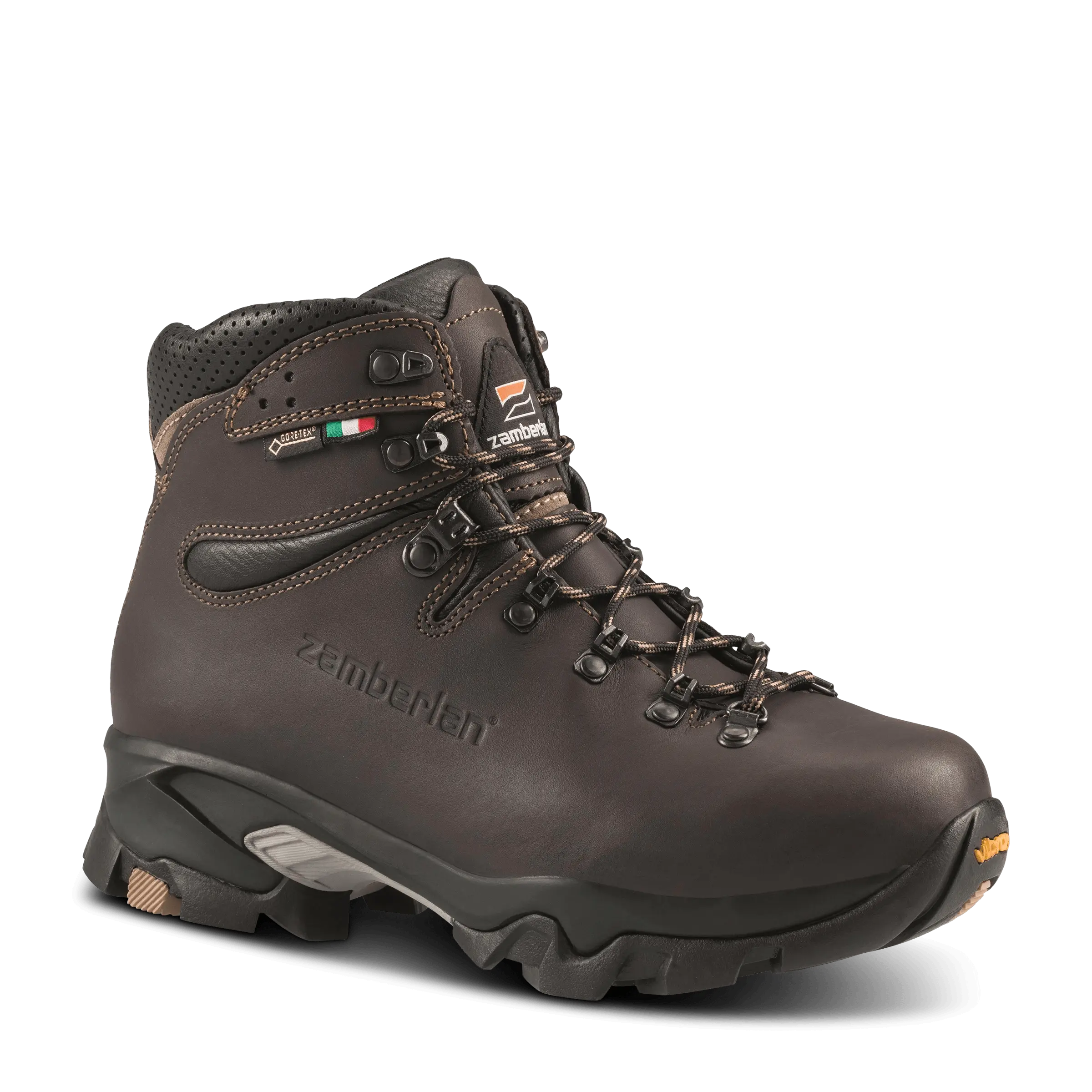 Zamberlan Vioz GTX WNS - women's backpacking boots in dark brown