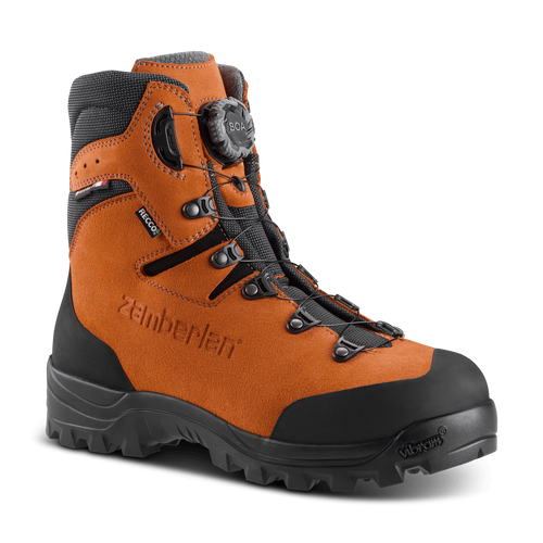 Zamberlan Delimber GTX RR BOA S7S - men's ISO certified forestry and industrial work boot in orange