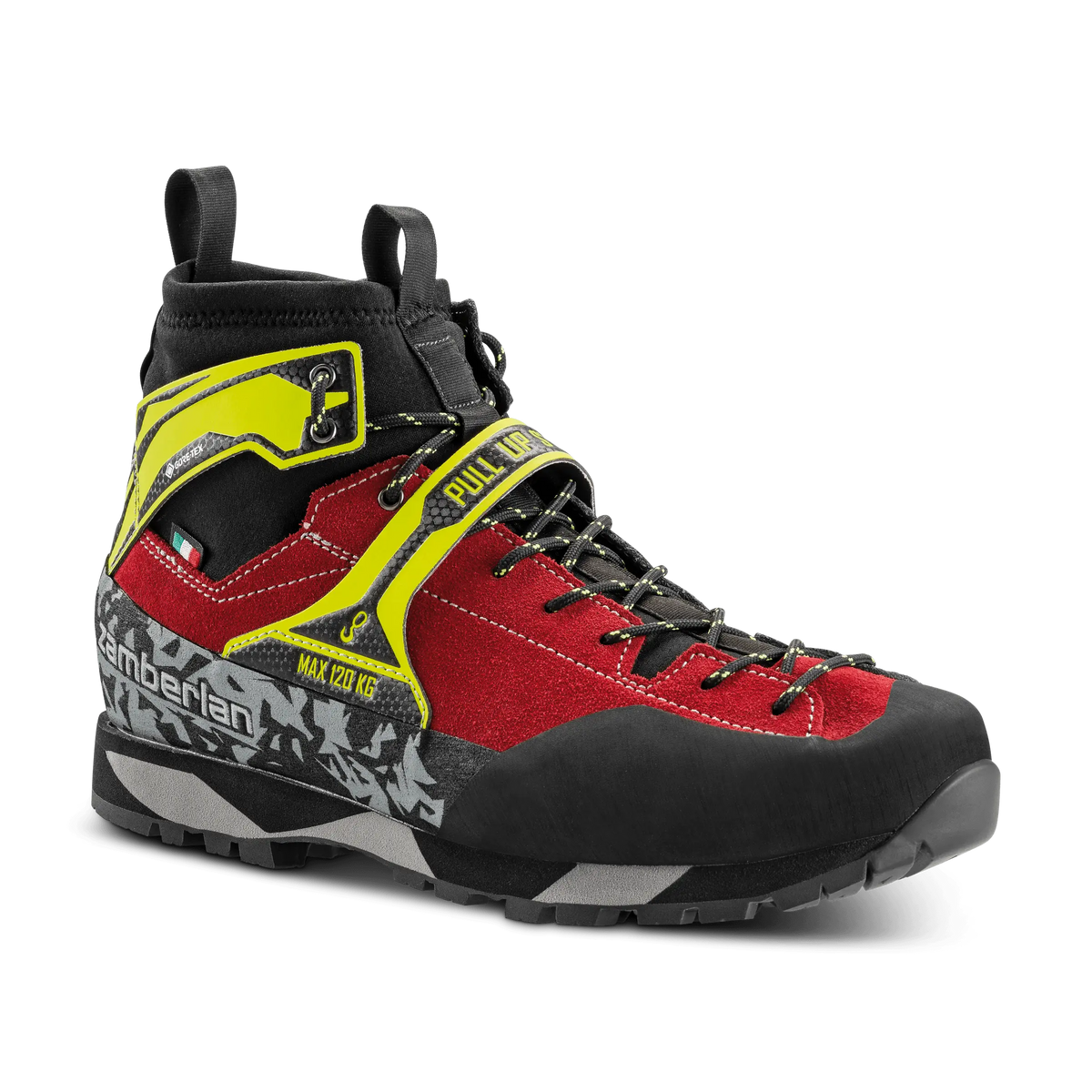 TREELOGY GTX - Red/Yellow | Men's Arborist Climbing Boots