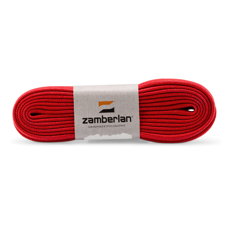 FLAT BOOT LACES - Red