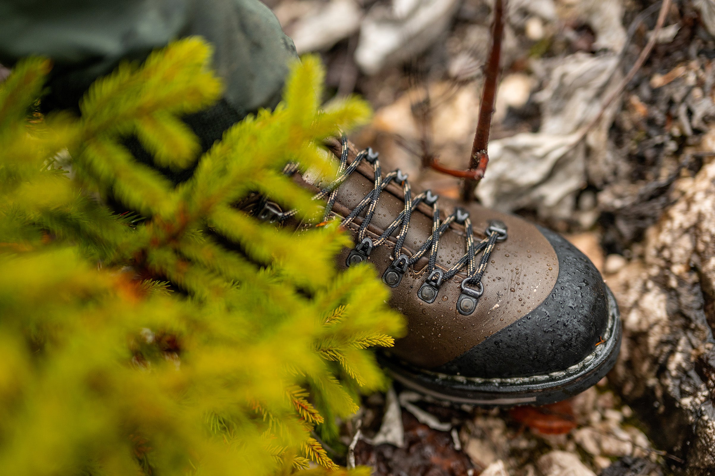 Zamberlan Tofane GTX RR  hiking in light rain. 