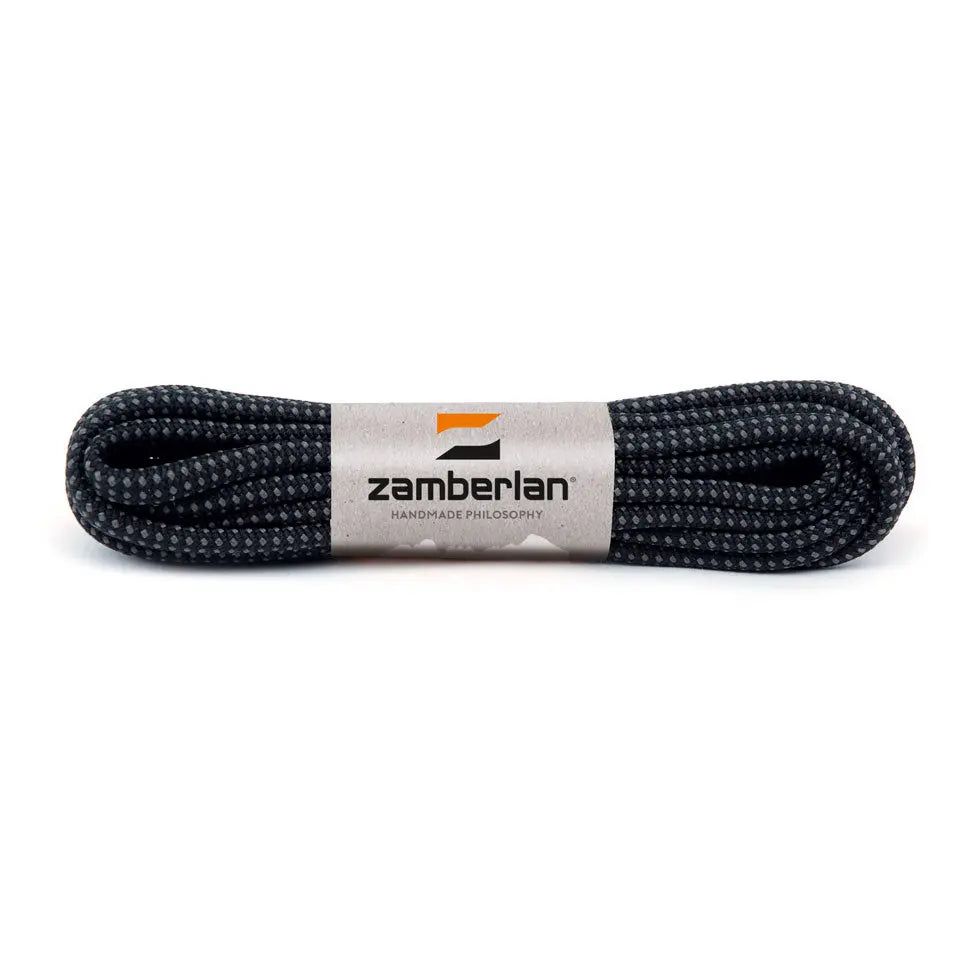 REPLACEMENT ROUND BOOT LACES - Black/Ash Zamberlan North America